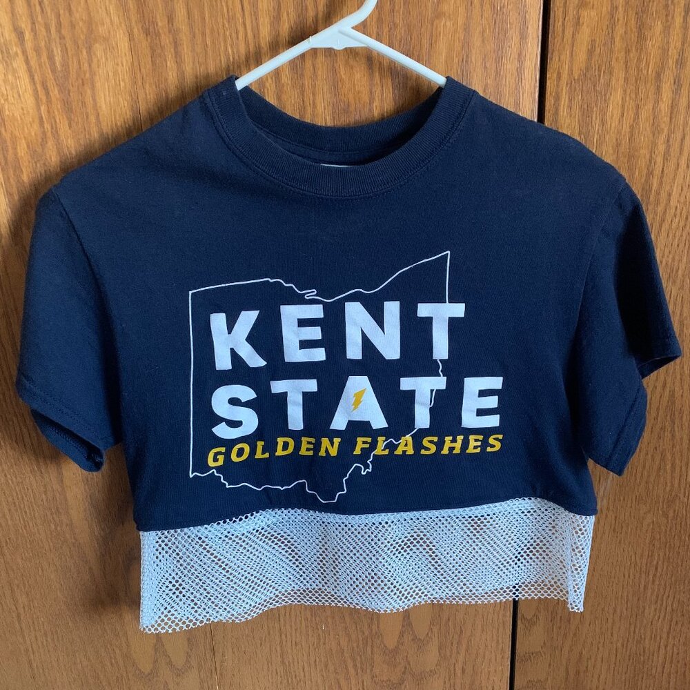 Handmade Kent State Tailgate Crop Top